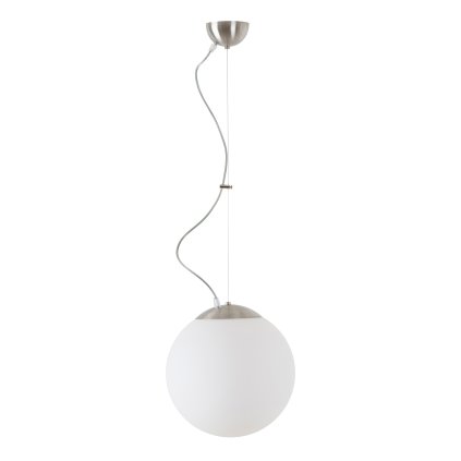 Osmont Adria L2-NB, závěsné svítidlo, 1x100W, opálové sklo, montura v broušené nerezi, prům.30cm