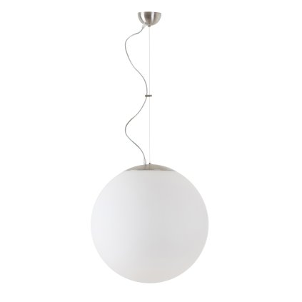 Osmont Adria L4-NB, závěsné svítidlo, 1x150W, opálové sklo, montura v broušené nerezi, prům.50cm