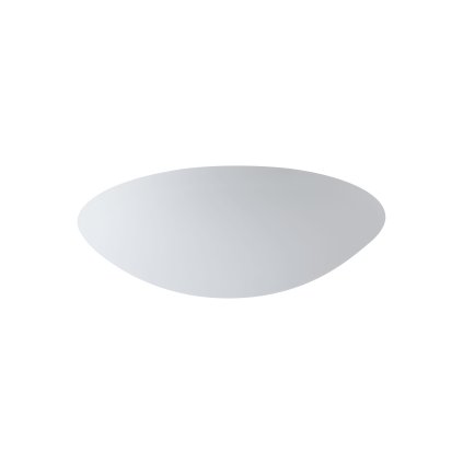 Osmont Aura V5, polovestavné svítidlo z bílého skla, 33W LED 3000K DALI, prům. 49cm, IP44