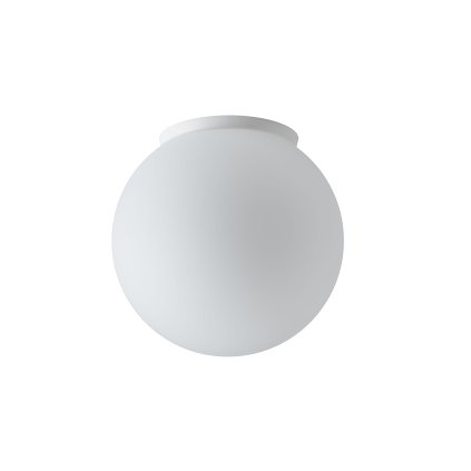 Osmont Styx 2, kulaté svítidlo z triplexového skla s bílou základnou, 9W LED 3000K, prům. 25cm, IP65