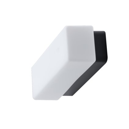 Osmont Flora 2, nástěnné/stropní svítidlo v obdélníkovém tvaru, LED 8W 4000K, délka 31cm, černá