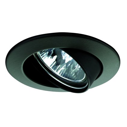 Paulmann bodovka kulatá výklopná, 1x50W, černá, IP23, GU5,3 51 mm
