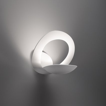 Artemide Pirce parete, bílá designové nástěnné svítidlo, 1×230W R7s, šířka: 37cm