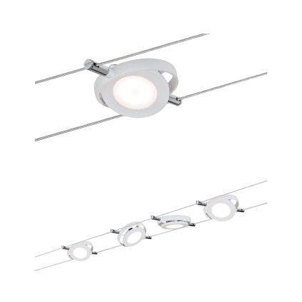 Paulmann RoundMac, lankové LED osvětlení, 4x4W LED 2700-6500K, bluetooth, délka 500cm