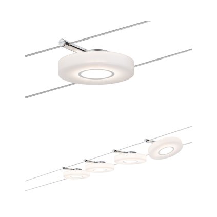 Paulmann DiscLED I, lankové LED osvětlení, 4x4W LED 2700-6500K, bluetooth, délka 500cm