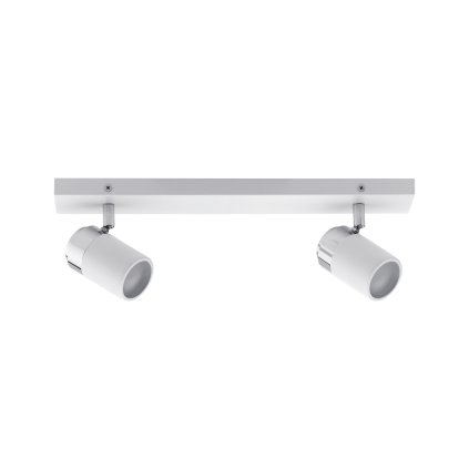Paulmann Zyli IP44, bílé spotové svítidlo, 2x10W GU10, délka 40cm
