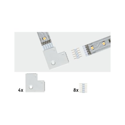 Paulmann MaxLED, 4 x edge connector 90°