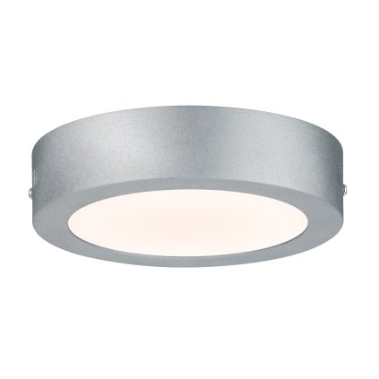 Paulmann Lunar, matně chromové stropní LED svítidlo, 12W LED 3000K, prům. 17cm