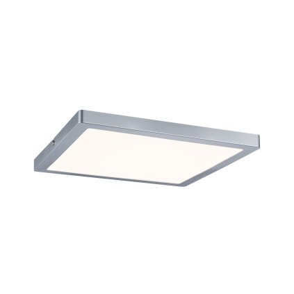 Paulmann Atria, stropní LED svítidlo, 24W LED 2700K stmívatelné, matný chrom, 30x30cm