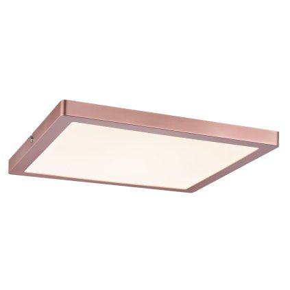 Paulmann Atria, stropní LED svítidlo, 24W LED 2700K stmívatelné, červenozlatá, 30x30cm