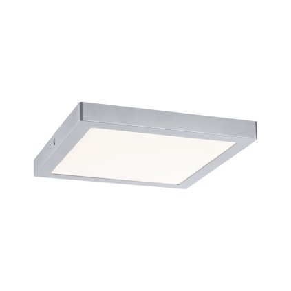 Paulmann Abia, stropní LED svítidlo, 22W 2700K, matný chrom, 30x30cm