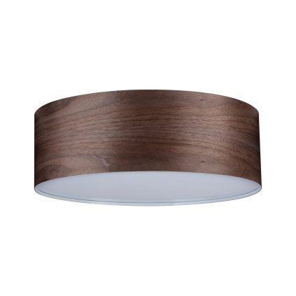 Paulmann Neordic Liska, stropní svítidlo z tmavého dřeva, 3x20W LED E27, prům. 45cm
