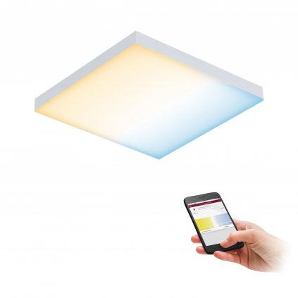 33228 5 paulmann velora subtilni stropni led panel bez ramecku 8 5w led 2700 6500k zigbee 22 5x22 5cm