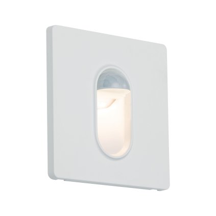 Paulmann Wand, zápustné svítidlo do KU68 se senzorem, 1×1,1 W LED, bílý plast, 230V, 7,8x7,8cm