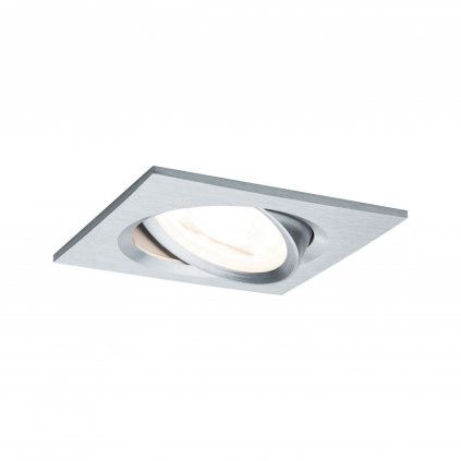 34440 4 paulmann led coin nova rectangular hranata bodovka z kartacovaneho hliniku 1x6 5w led 2700k 8 4x8 4cm