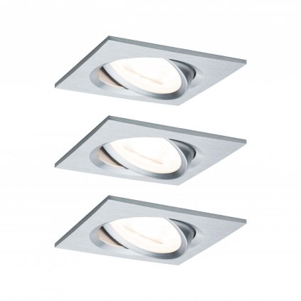 34443 4 paulmann led coin nova rectangular set hranatych bodovek z kartacovaneho hliniku 3x6 5w led 2700k 8 4x8 4cm