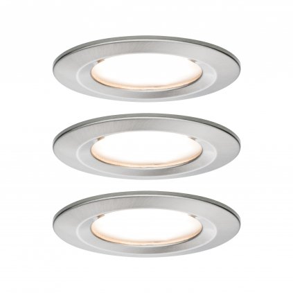 34449 5 paulmann led coin nova round set kulatych bodovek v uprave kartacovana ocel 3x6 5w led 2700k prum 7 8cm ip44