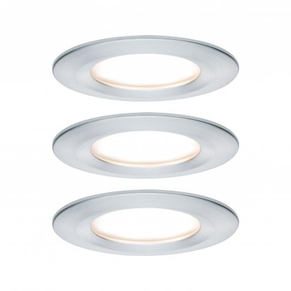 34461 5 paulmann led coin nova round set kulatych bodovek v uprave kartacovany hlinik 3x6 5w led 2700k prum 7 8cm ip44