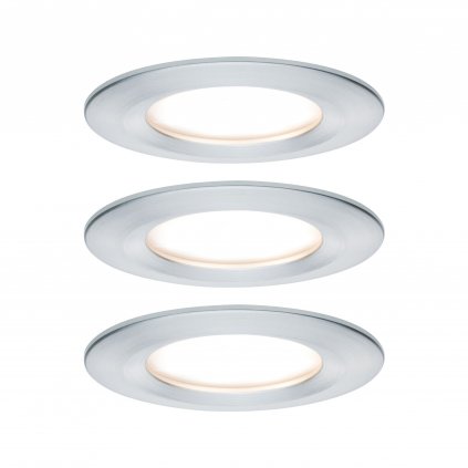 34461 5 paulmann led coin nova round set kulatych bodovek v uprave kartacovany hlinik 3x6 5w led 2700k prum 7 8cm ip44