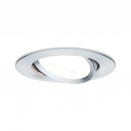 34479 4 paulmann led nova round kulata bodovka v uprave kartacovany hlinik 1x6 5w led 2700k gu10 3 krokove stmivani prum 8 4cm