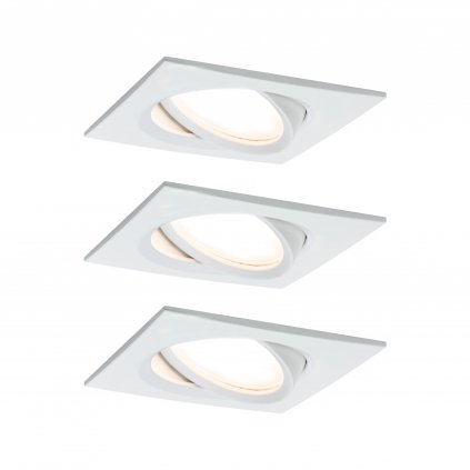 34632 6 paulmann led nova plus coin bila zapustna bodovka 3x6 8w 2700k stmivatelna 8 4x8 4 cm