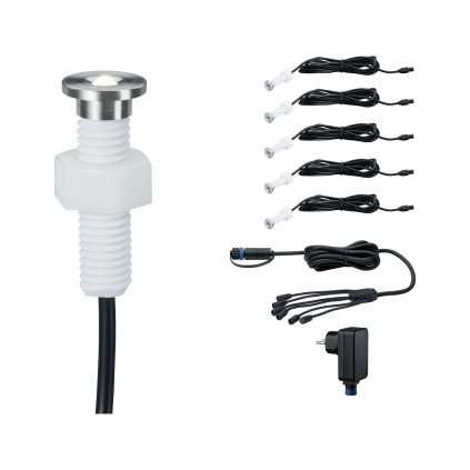 34671 7 paulmann plug shine micro pen zakladni set sroubovacich svitidel do terasy 5x0 22w led 3000k stmivatelne ip67