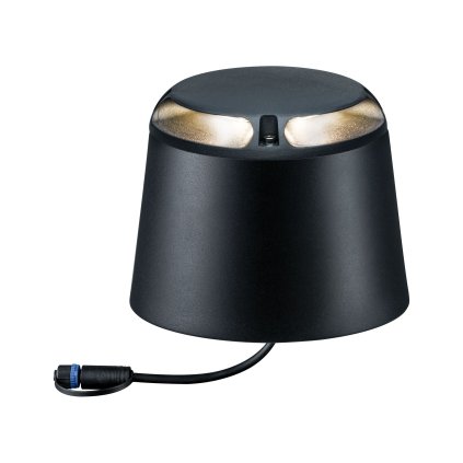Paulmann Plug&Shine SML, venkovní svítidlo na podlahu, 2x3W LED 3000K, antracit, výška 15,5cm, IP67