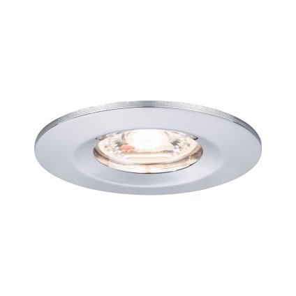 Paulmann Nova Mini, chromová bodovka, 1x4W LED 2700K, prům. 6,5cm, IP44