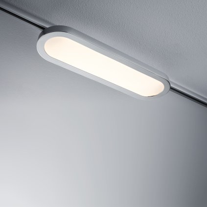 Paulmann Loop, LED panel pro Urail system, 7W LED 2700K, matný chrom, délka 38cm