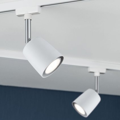 Paulmann Cover, spot pro Urail system, max. 1x10W GU10, matná bílá/chrom