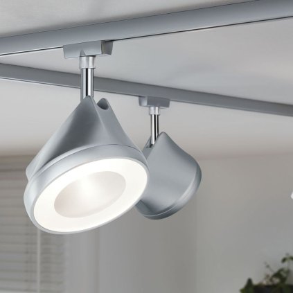 Paulmann Arena, spot pro Urail system, 15W LED 2700K stmívatelné, matný chrom/chrom