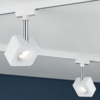 Paulmann Cube, spot pro Urail system, 1x8W LED 2700K stmívatelné, matná bílá