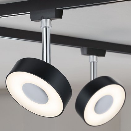 Paulmann Circle, spot pro Urail system, 1x5W LED 2700K stmívatelné, matná černá