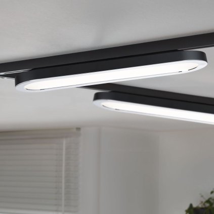 Paulmann Loop, LED panel pro Urail system, 7W LED 2700K, matná černá, délka 38cm