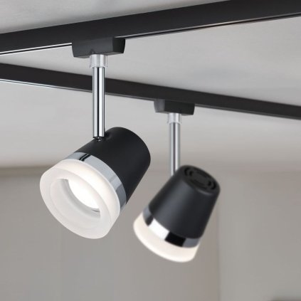 Paulmann Cone, spot pro Urail system, 1x15W GU10, matná černá