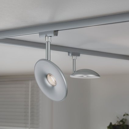 Paulmann Sphere, spot pro Urail system, 7,4W LED 2700K stmívatelné, matný chrom/chrom