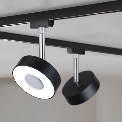 Paulmann Circle, spot pro Urail system, 1x5W LED 4000K stmívatelné, matná černá