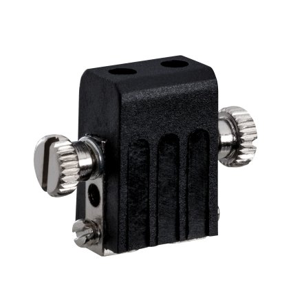 Paulmann, černý držák žárovky 1x50W, 12V, GU5,3 pro lankové systémy