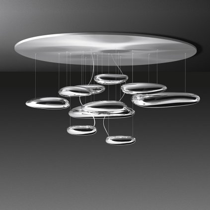 Artemide Mercury soffitto LED, stropní designové svítidlo, 58W LED 3000K, prům. 110cm
