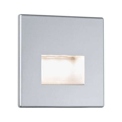 Paulmann Edge Quadro, svítidlo do stěny, 1x1,1W LED 2700K, matný chrom, 8x8cm