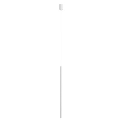Redo Kanji, bílé závěsné svítidlo, 6,2W 3000K, průměr 2,5cm, výška 75cm