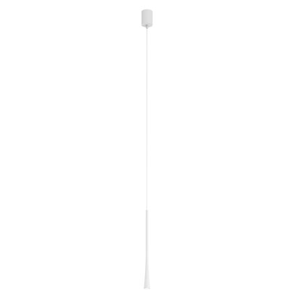 Redo Ito, bílé závěsné svítidlo, 6,2W 3000K, průměr 3,2cm, výška 40cm