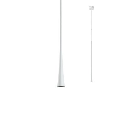 Redo Ito, bílé závěsné svítidlo, 6,2W 3000K, průměr 3,2cm, výška 80cm