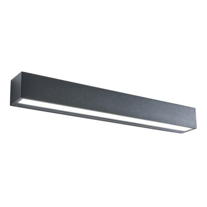 Redo Tratto venkovní antracitové nástěnné svítidlo se spodním svícením 18W LED 3000K, délka 50cm IP65