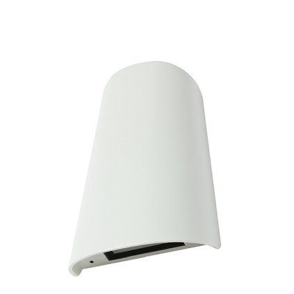 Redo Twill venkovní bílé nástěnné svítidlo se svícením nahoru/dolů 11W LED 3000K, výška 17,4cm IP65