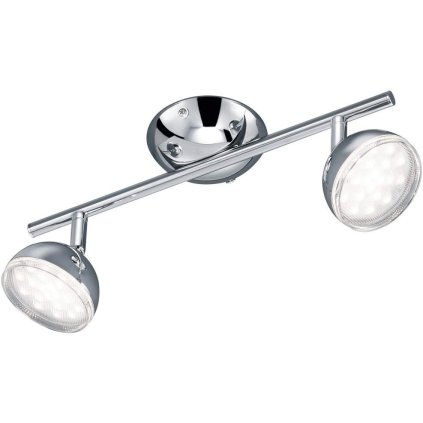Trio Bolou, stropní spotové svítidlo, 2x3,8W LED 3000K, chrom, délka 33,5cm