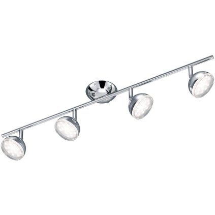 Trio Bolou, stropní spotové svítidlo, 4x3,8W LED 3000K, chrom, délka 75cm