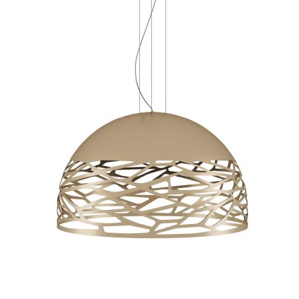 Lodes Kelly Large Dome 80, závěsné svítidlo 4x23W E27, champagne, prům. 80cm