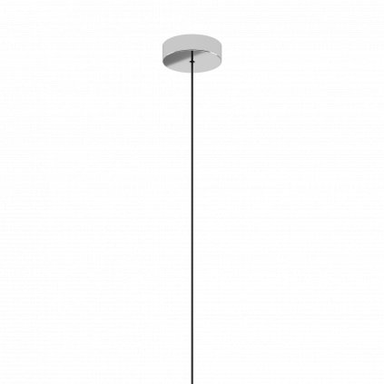 Lodes Single Mini Canopy, chromová kulatá rozeta pro 1 závěs, průměr 9,5cm