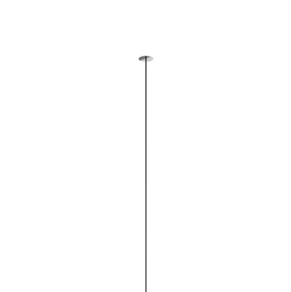 Lodes chromová kulatá zapuštěná rozeta pro 1 závěs, průměr 4,5cm